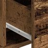 vidaXL Bufet z szufladą 2 pcs Stare drewno 60 x 31 x 84 cm