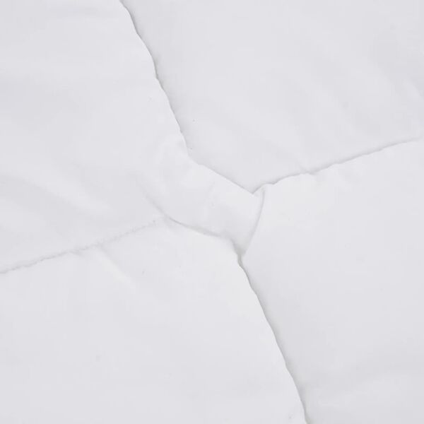 vidaXL Ochraniacz na materac, biały, 160x200 cm