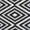 vidaXL Dywan na zewnątrz, ARAKIL biało-czarny, 190x290 cm, PP