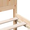 vidaXL Ramka ł&oacute;żka Brązowy 150 x 200 cm Lite drewno sosnowe