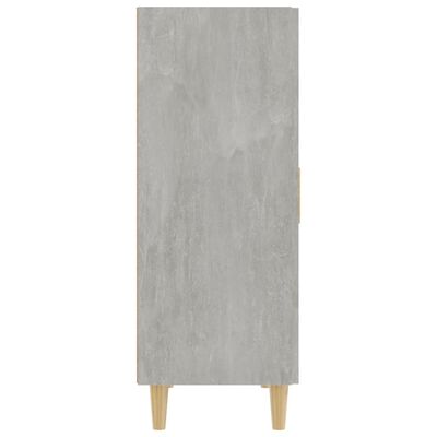 vidaXL Szafka, szarość betonu, 70x34x90 cm, materiał drewnopochodny
