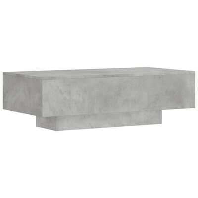 vidaXL Stolik kawowy, szarość betonu, 100x49,5x31 cm