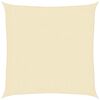 vidaXL Żagiel przeciwsłoneczny, 160 g/m&sup2;, kremowy, 2,5x2,5 m, HDPE