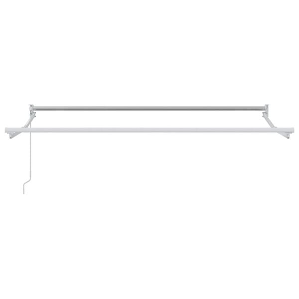 vidaXL Ręczna markiza zwijana Czerwony 3,5 x 2 m