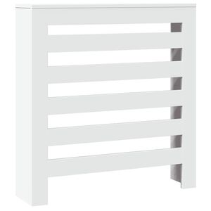 vidaXL Pokrywa Grzejnika Biały 78 x 20 x 82 cm Drewno inżynieryjne