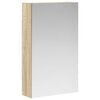 vidaXL Szafka z lustrem do łazienki Dąb Sonoma 30 x 10,5 x 50 cm