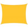 vidaXL Żagiel przeciwsłoneczny, 160 g/m&sup2;, ż&oacute;łty, 6x8 m, HDPE