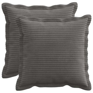 vidaXL Poszewka na poduszkę 2 szt. HOUTEN ciemnoszary 30 x 30 cm