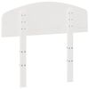 vidaXL Wezgłowie do ł&oacute;żka, białe, 90 cm, lite drewno sosnowe
