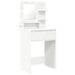 vidaXL Toaletki do sypialni Biały 80 x 39,6 x 135 cm
