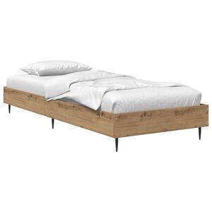 vidaXL Ramka ł&oacute;żka Dąb artisian 80 x 200 cm Drewno inżynieryjne
