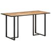 vidaXL St&oacute;ł jadalniany, 140 cm, surowe drewno mango