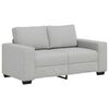 vidaXL Sofa 2-osobowa Cloud Grey 160x77x82 cm Tkanina