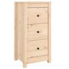 vidaXL Szafka, 40x35x80 cm, lite drewno sosnowe