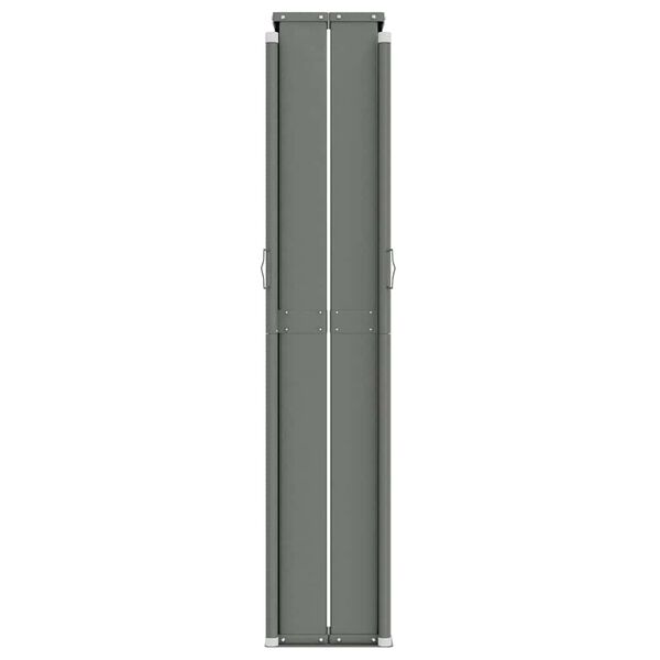 vidaXL Zwijana markiza boczna, czerwona, 220x1000 cm