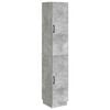 vidaXL Zestaw szafek 2 pcs Betonowy szary Drewno inżynieryjne