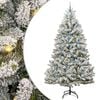 vidaXL Sztuczna choinka 240 cm 300 LED Ciepła biel PVC i stal