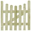 vidaXL Furtka ogrodowa, impregnowane drewno sosnowe, 100 x 100 cm