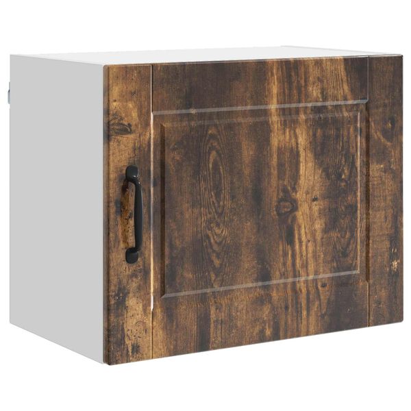 vidaXL Szafka kuchenna z p&oacute;łką z drzwiami Dąb wędzony 50 x 31 x 40 cm