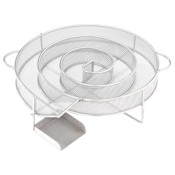 vidaXL Generator zimnego dymu, okrągły, 19,5 cm, stal nierdzewna