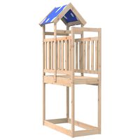 vidaXL Wieża do placu zabaw, 110,5x52,5x215 cm, lite drewno sosnowe