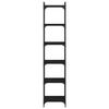 vidaXL 6-poziomowy regał na książki, czarny, 40x30x188 cm