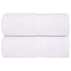 vidaXL Ręczniki dla gości, FROGN, 2 szt., białe, 30x50 cm, 360 g/m&sup2;