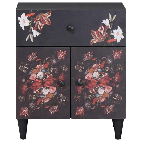 vidaXL Stolik nocny Wielokolorowe 50 x 33 x 60 cm Drewno z mango