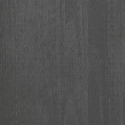 vidaXL Komoda HAMAR, ciemnoszara, 79x40x80 cm, drewno sosnowe