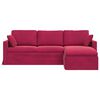 vidaXL Sofa Czerwone wino