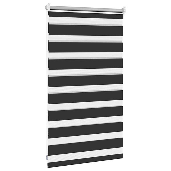vidaXL Roleta Zebra 50,9x100 cm Szerokość materiału 46,7 cm czarna
