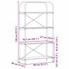 vidaXL P&oacute;łka na książki Dąb wędzony 80 x 30 x 146 cm