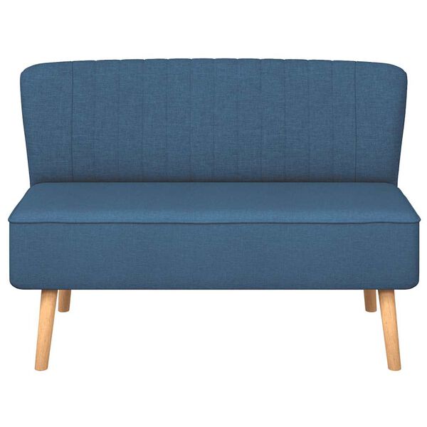 vidaXL Sofa 117x55,5x77 cm, niebieski materiał