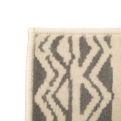 vidaXL Nowoczesny dywan we wzór tradycyjny, 80x150 cm, beżowo-szary