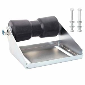 vidaXL Rolki przyczepy do łodzi z uchwytem 20,3 cm Stal ocynkowana