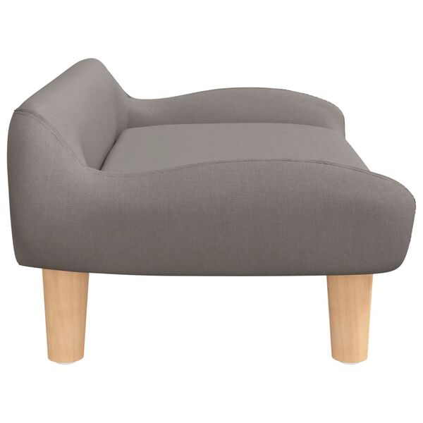 vidaXL Sofa dla dzieci, kolor taupe, 70x40x24 cm, obita tkaniną