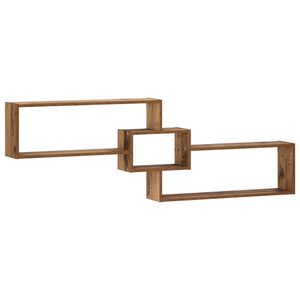 vidaXL P&oacute;łka ścienna Stare drewno 158 x 17 x 53 cm Drewno inżynieryjne