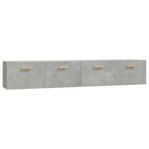 vidaXL Szafki wiszące, 2 szt., szarość betonu, 100x36,5x35 cm