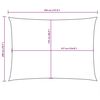 vidaXL Prostokątny żagiel ogrodowy, tkanina Oxford, 2x3,5 m, beżowy