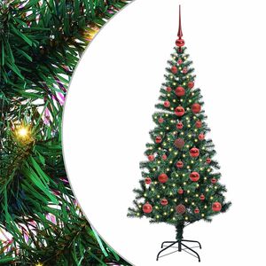 vidaXL Sztuczna choinka z oświetleniem na Boże Narodzenie 120 cm