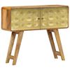 vidaXL Szafka z litego drewna mango, 90 x 30 x 77 cm