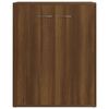vidaXL Szafka, brązowy dąb, 60x30x75 cm, materiał drewnopochodny