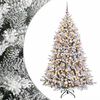 vidaXL Sztuczna choinka z bombkami 180 cm 300 LED Ciepła biel