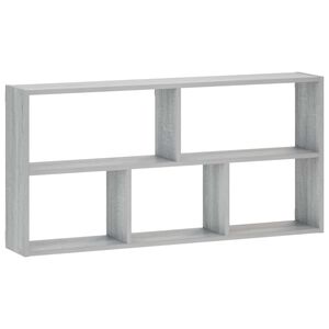vidaXL P&oacute;łka ścienna Szary Sonoma 102 x 17 x 50 cm Drewno inżynieryjne