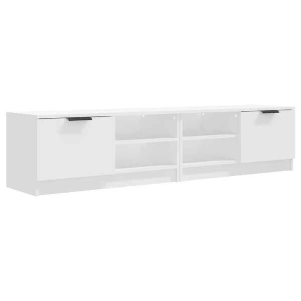 vidaXL Szafki pod TV, 2 szt., białe, 80x35x36,5 cm