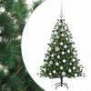 vidaXL Sztuczna choinka z bombką 150 cm 150 LED Ciepła biel