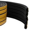 vidaXL Samoprzylepna uszczelka okienna Czarny 10 x 6 mm 12 m Guma EPDM