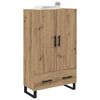 vidaXL Highboard z szufladą Dąb rzemieślniczy 69,5 x 30 x 115 cm