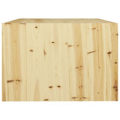 vidaXL Stolik kawowy, 75 x 50 x 33,5 cm, lite drewno jodłowe