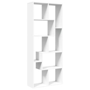 vidaXL Regał przegroda, biały, 67x25x161,5 cm, materiał drewnopochodny